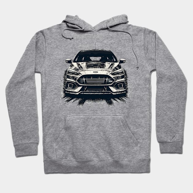 Ford Focus Hoodie by Vehicles-Art